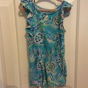 Lilly Pulitzer Girls Romper Size S (4-5)